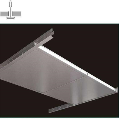 le plafond en aluminium en métal de 600mm x de 600mm s'étendent sur le tranchant de système de plafond