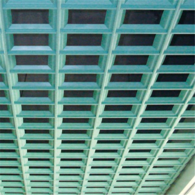 Système ouvert de plafond de cellules de grille d'absorption saine de pyramide en aluminium de plafond