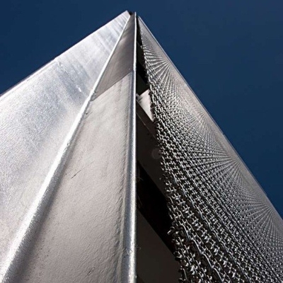 Le métal d'aluminium de réduction du bruit a augmenté Mesh Panel For Factory Buildings