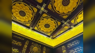 plafond ancien en aluminium