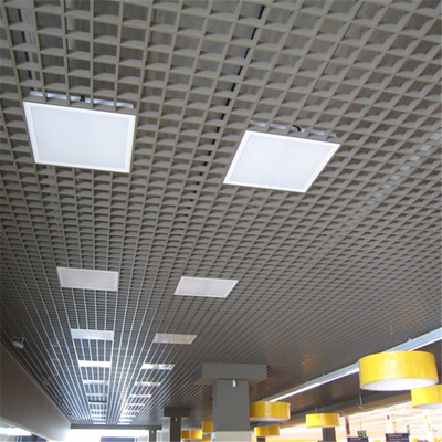 plafond ouvert en aluminium de revêtement en aluminium de cellules du plafond PVDF en métal 100x100