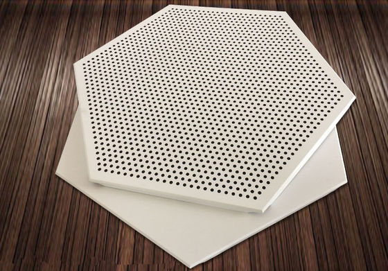 Plafond en aluminium en métal de suspension hexagonal