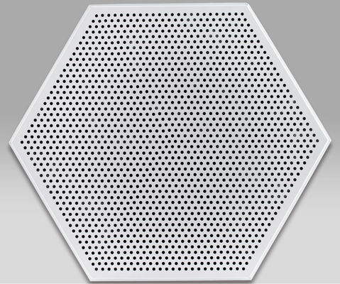 Plafond en aluminium en métal de suspension hexagonal