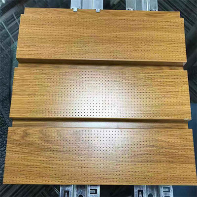 Plafonds métalliques en aluminium Panneaux de plafond perforés en G-Strip en aluminium