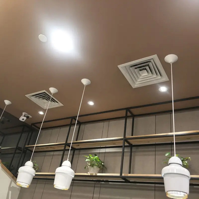 Le diffuseur 1100 d'air de plafond d'aluminium de place ignifugent font extérieur cuire au four fini