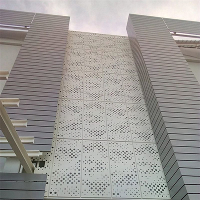 façade en aluminium perforée extérieure de panneaux de façades de bâtiment en métal 1000x1000