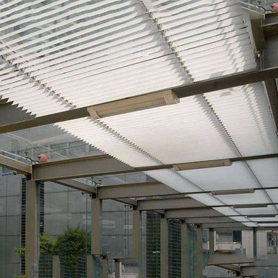 Stores solaires extérieurs respirants en aluminium de 85 mm