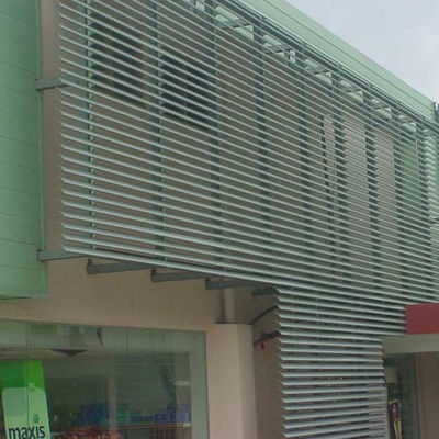 Stores solaires extérieurs respirants en aluminium de 85 mm