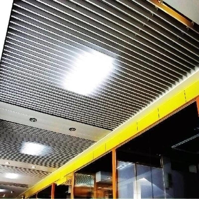 Plafond en aluminium en métal d'écran ignifuge de B pour le centre commercial