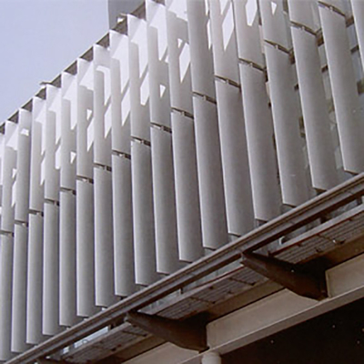 Auvent en aluminium de Sun de verticale moderne de parasol pour construire décorative