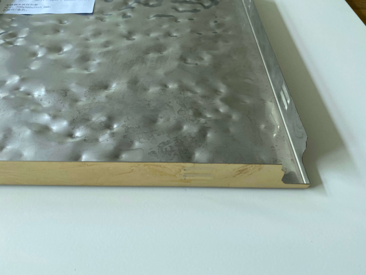 Agrafe en bois d'ondulation d'acier inoxydable du plafond 300x300x25mm en métal d'aluminium de grain dans le plafond