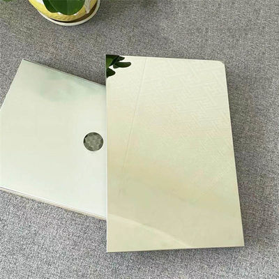 Panneau de nid d'abeille en aluminium miroir pour la décoration des murs du plafond