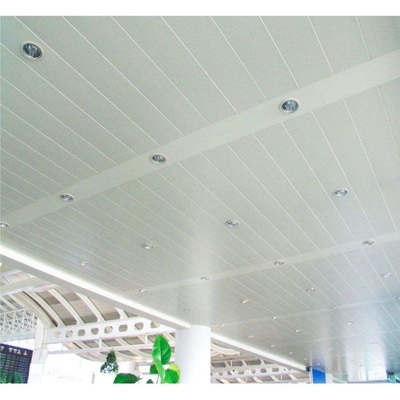 Épaisseur ignifuge 0.4mm suspendue par plafond linéaire de bande en aluminium en métal C