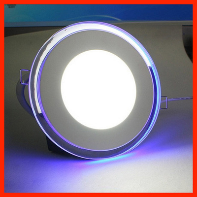 3+3W lacent deux le diamètre du plafonnier du panneau LED de couleur 105mm