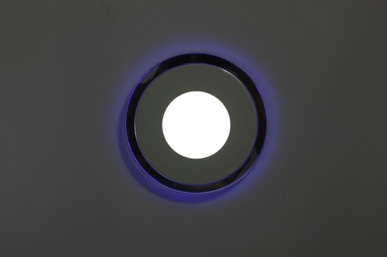 Lumen 90LM/W et 6+3W de plafonnier de LED de diamètre de 145mm et panneau bicolore de dentelle