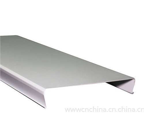 poids léger personnalisable de couleur de plafond en aluminium en métal de bande de 185x3000mm U