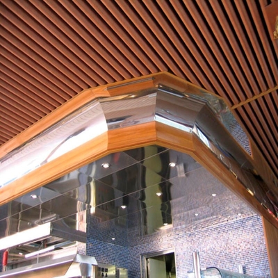 Le plafond tubulaire de cloison en métal en aluminium couvre de tuiles facile à installer