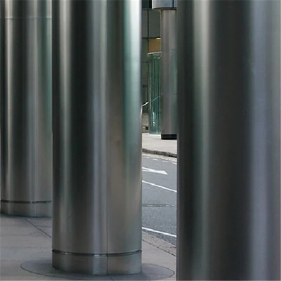 Épaisseur en aluminium du panneau de revêtement de colonne de couleur de finition noire de délié 2.85mm