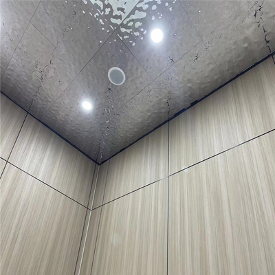tranchant de panneau de plafond d'acier inoxydable d'ondulation de l'eau de 600x600mm
