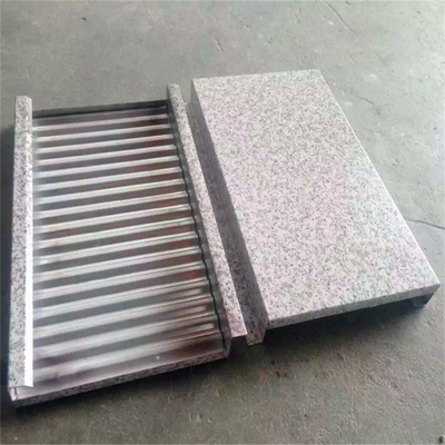 En aluminium de résistant à l'eau ridés lambrissent 1500x5000mm pour la station de métro