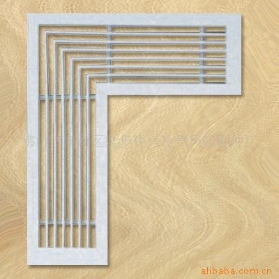 poids léger imperméable ignifuge de diffuseur en aluminium d'air de 300x300mm