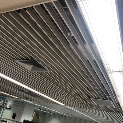 Plafond en aluminium résistant au feu 200x3000mm d'écran de B pour la décoration de mur extérieur