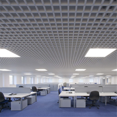 système ouvert en aluminium de plafond de cellules en métal 100X100 de solution légère de plafond