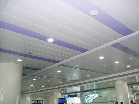 plafond en aluminium de H-bande de 300x3000mm pour la décoration de mur de Convention Center