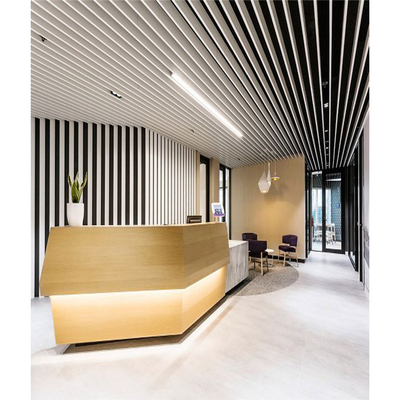tuiles en U en aluminium de plafond de cloison acoustique de GI de plafond en métal de la cloison 50X100