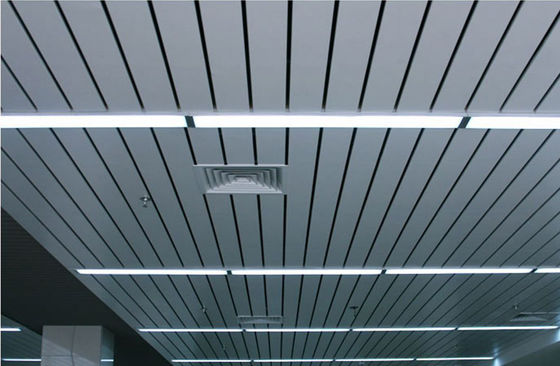 Plafond métallique en aluminium 50x150 Micro-perforation Ultra U Baffle