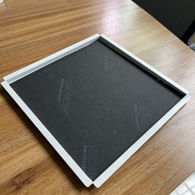 Aluminum Lay In Metal Ceiling Design ISO9001 Square Tiles 0.7mm with sound proof ceiling