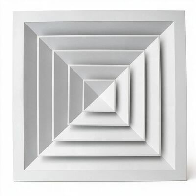 Le diffuseur 1100 d'air de plafond d'aluminium de place ignifugent font extérieur cuire au four fini
