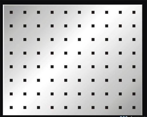 Panneau extérieur perforé en alliage d'aluminium personnalisé, panneaux en aluminium PVDF pour façade