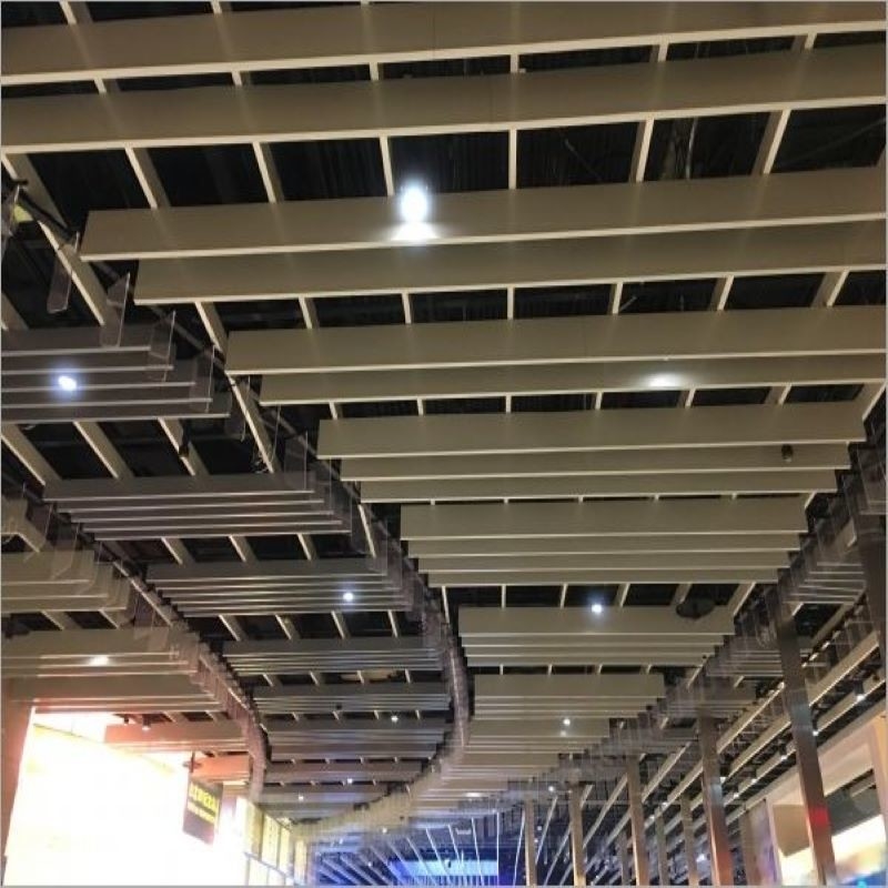 Plafond en aluminium en métal de cloison de boîte de l'épaisseur 0.8mm pour la décoration intérieure