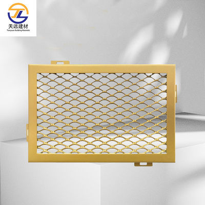 Couche en poudre métallique d'aluminium à bande de fausse plafond pour l'isolation thermique des immeubles de bureaux